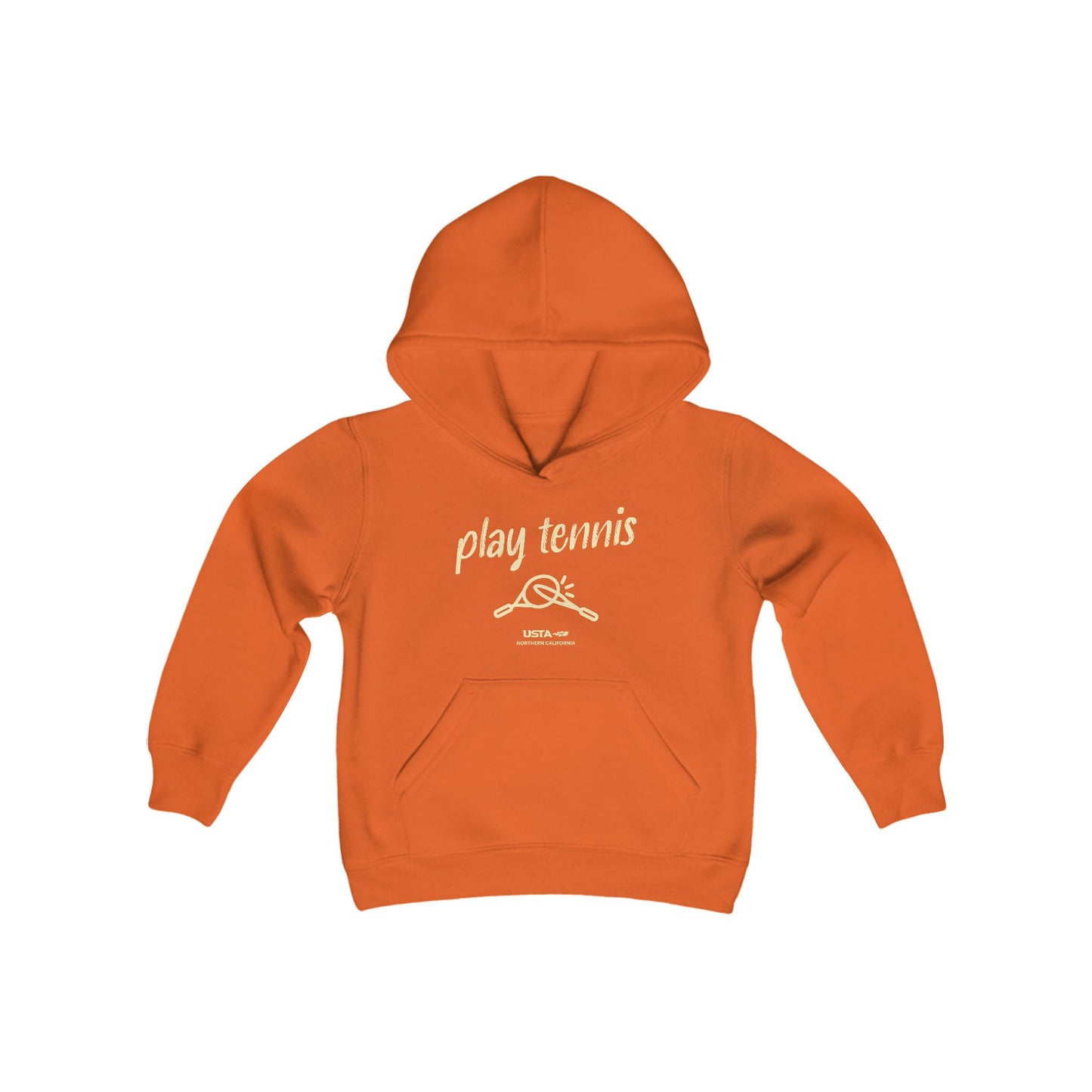 USTA Play Tennis Youth Heavy Blend Hooded Sweatshirt
