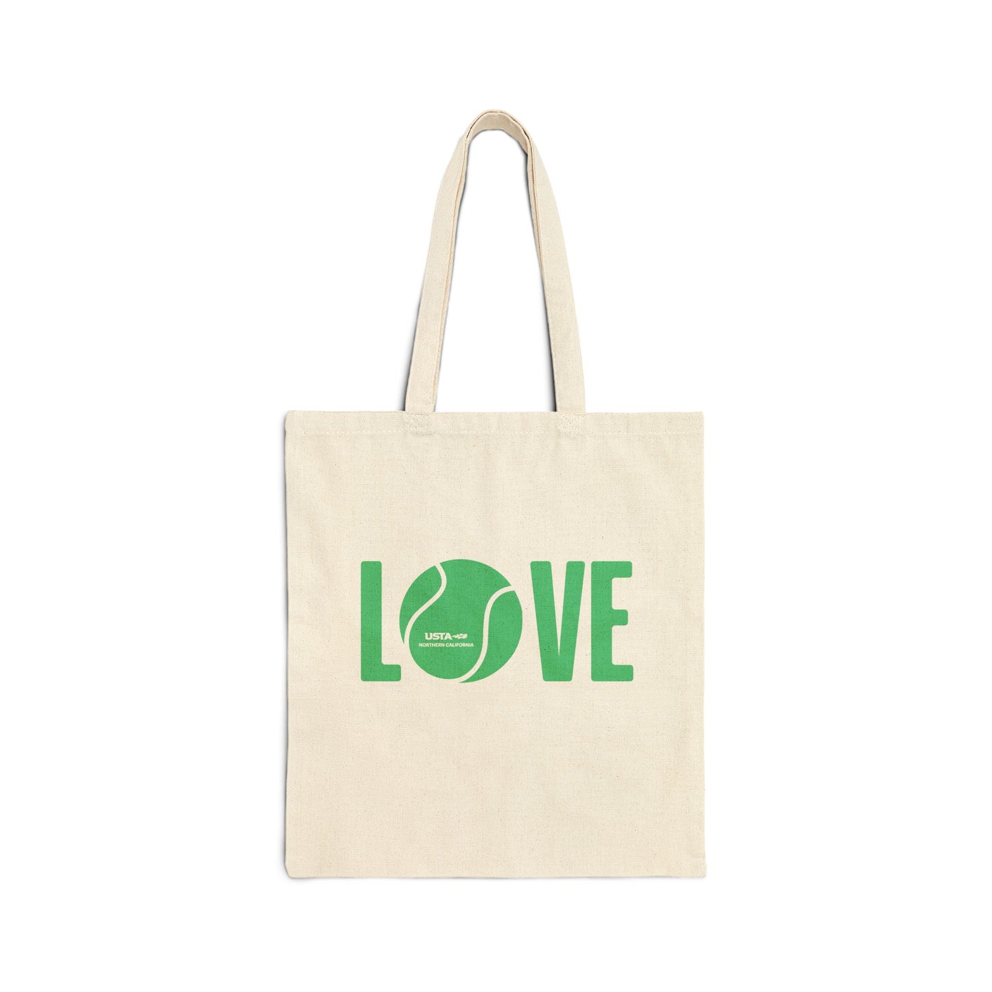 Green Cotton Canvas Tote Bag