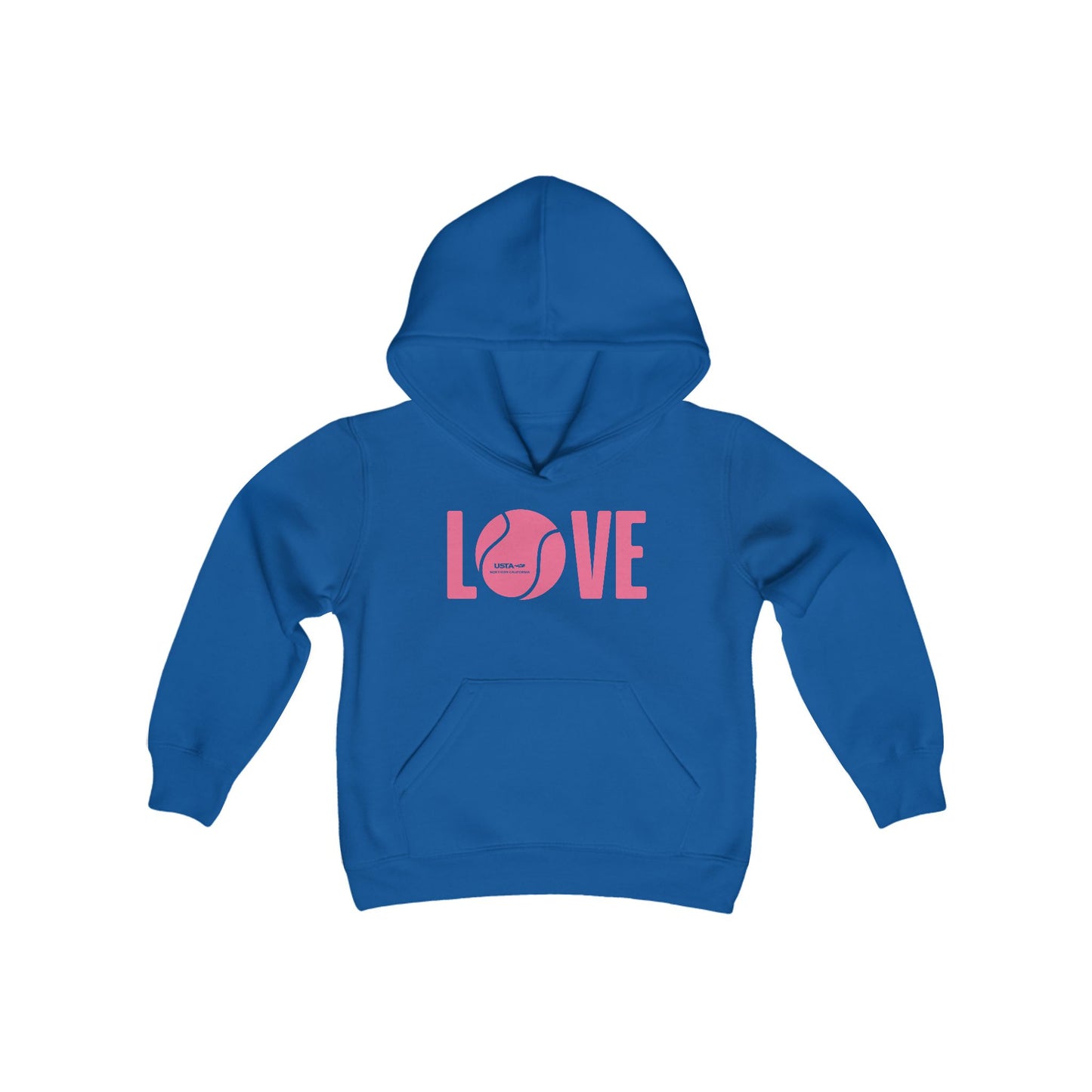 Pink LOVE Heavy Blend Hooded Sweatshirt