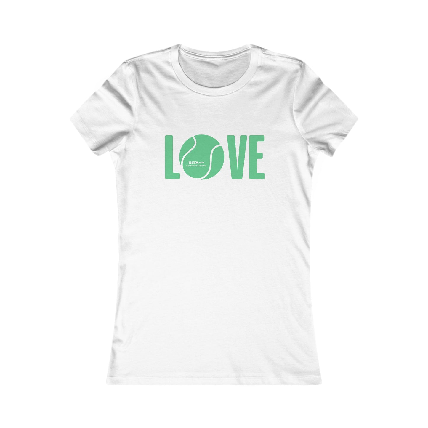 USTA NorCal LOVE Yellow Women's Tee