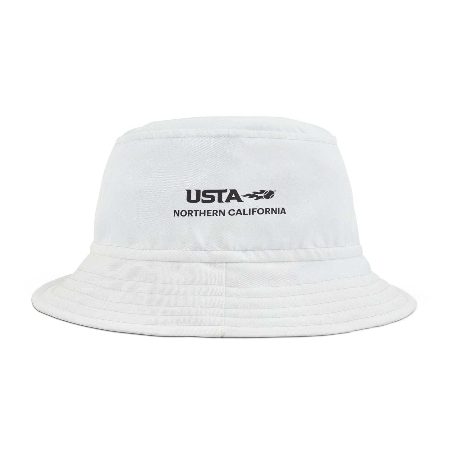 White USTA Bucket Hat