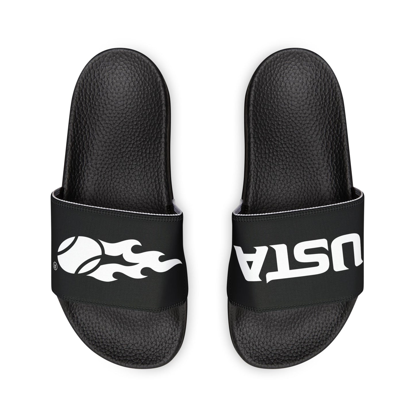 USTA Black Youth Removable-Strap Sandals