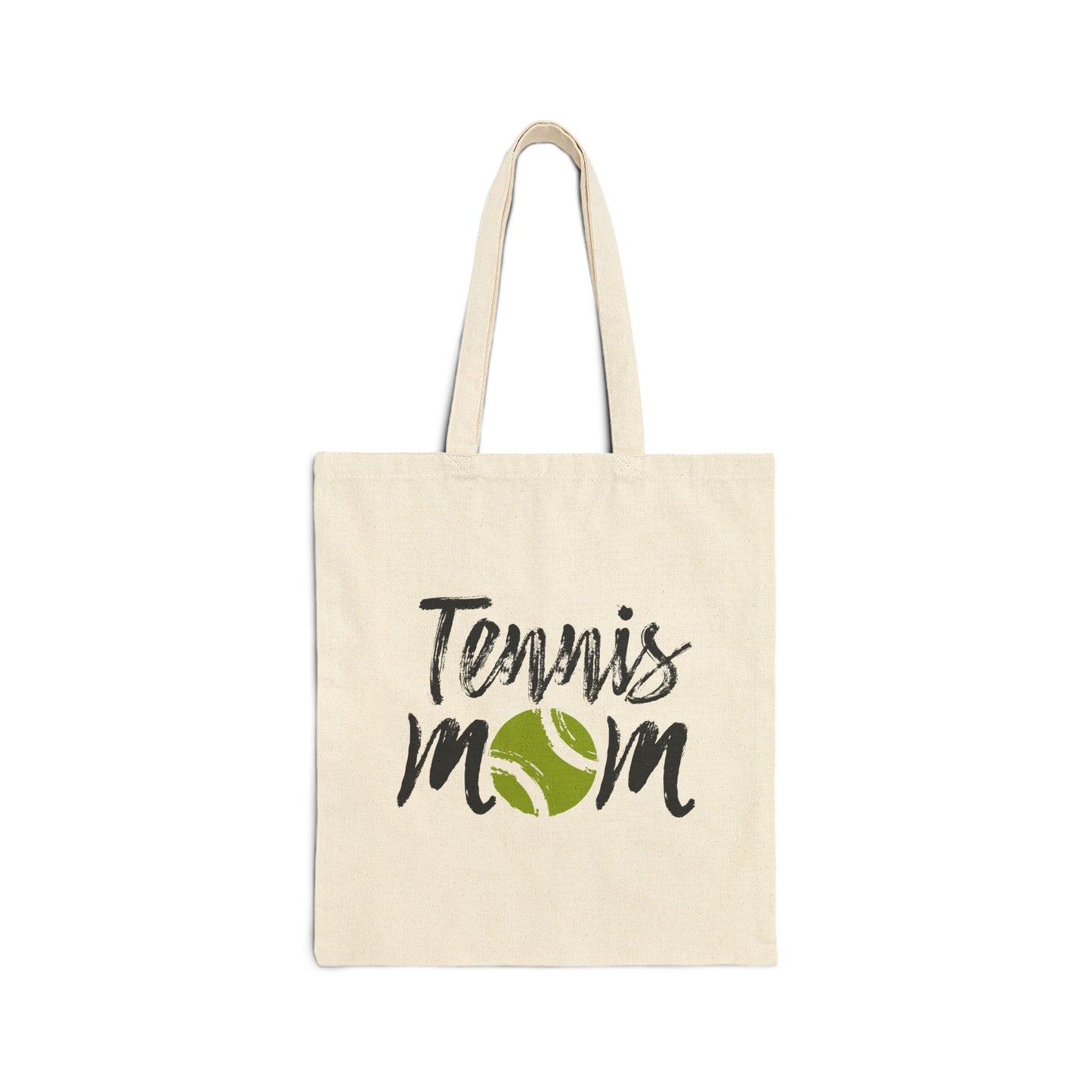 Tennis Mom Cotton Canvas Tote Bag