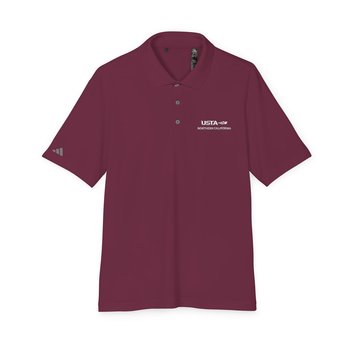 adidas® Embroidered USTA Logo Polo