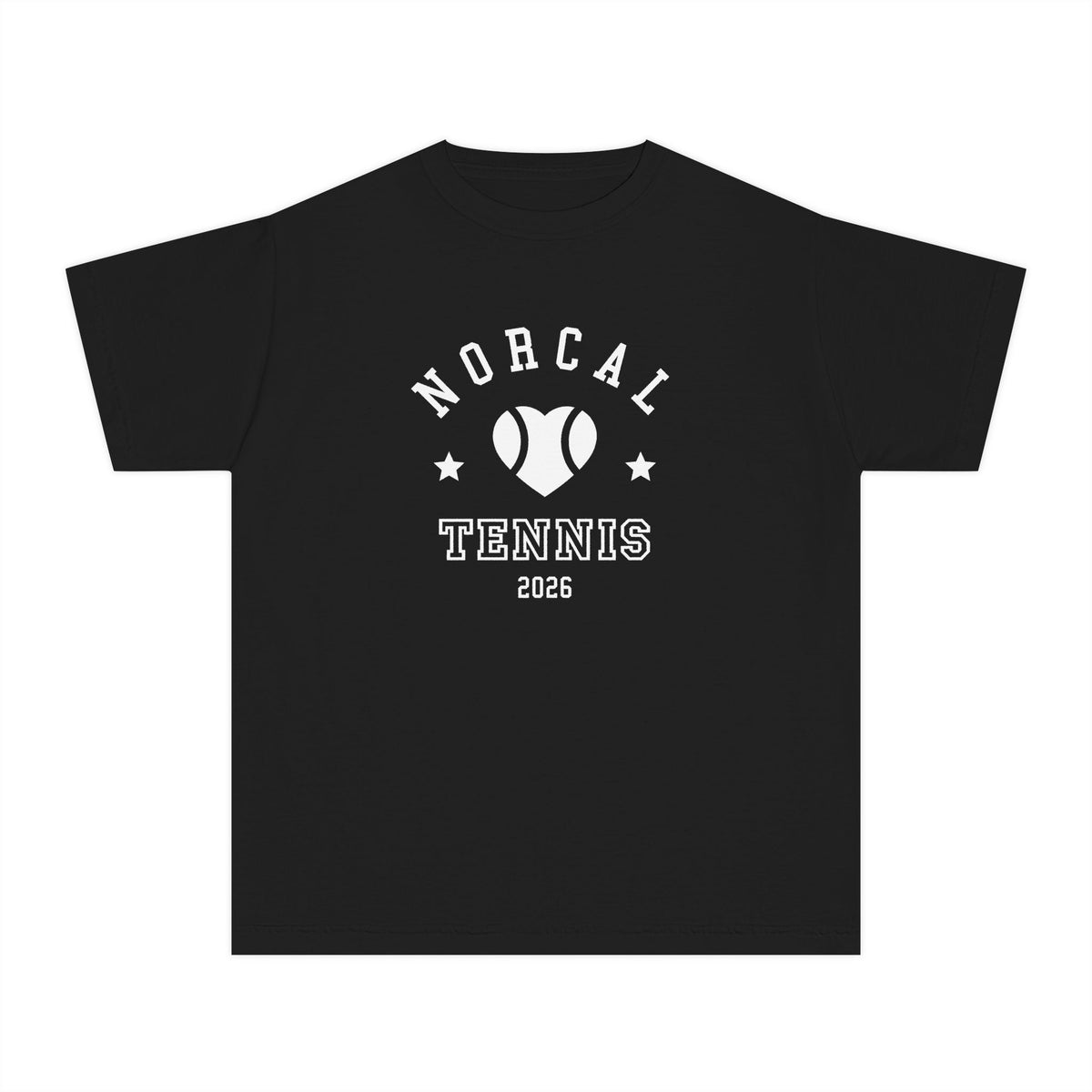 'NorCal Tennis 2026' Youth Heart Tee