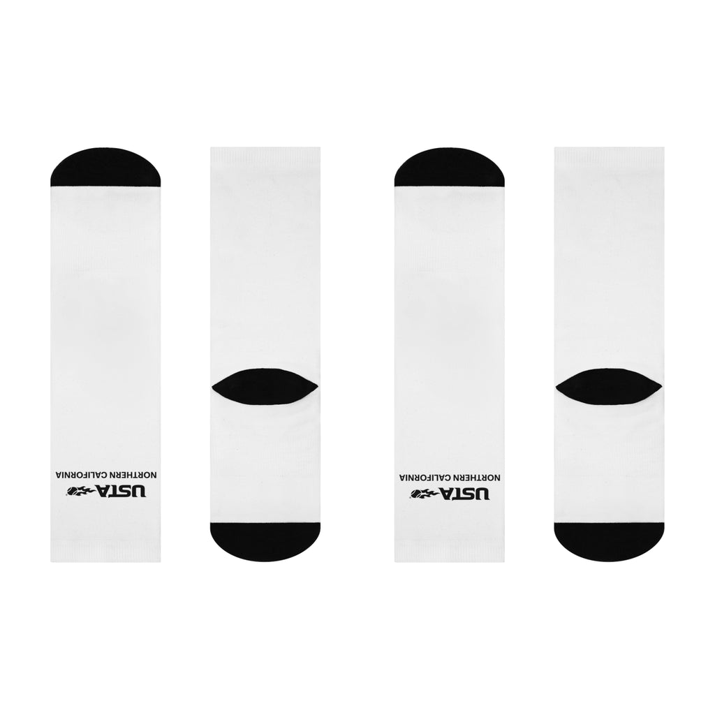 Cushioned Crew Socks — USTA Northern California Tennis Logo