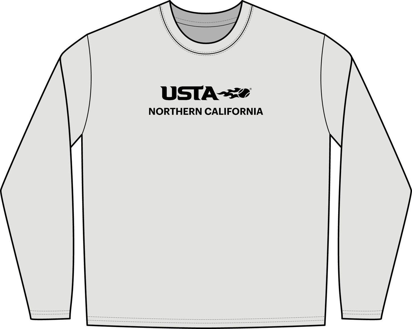USTA Logo Men's Long Sleeve Tee
