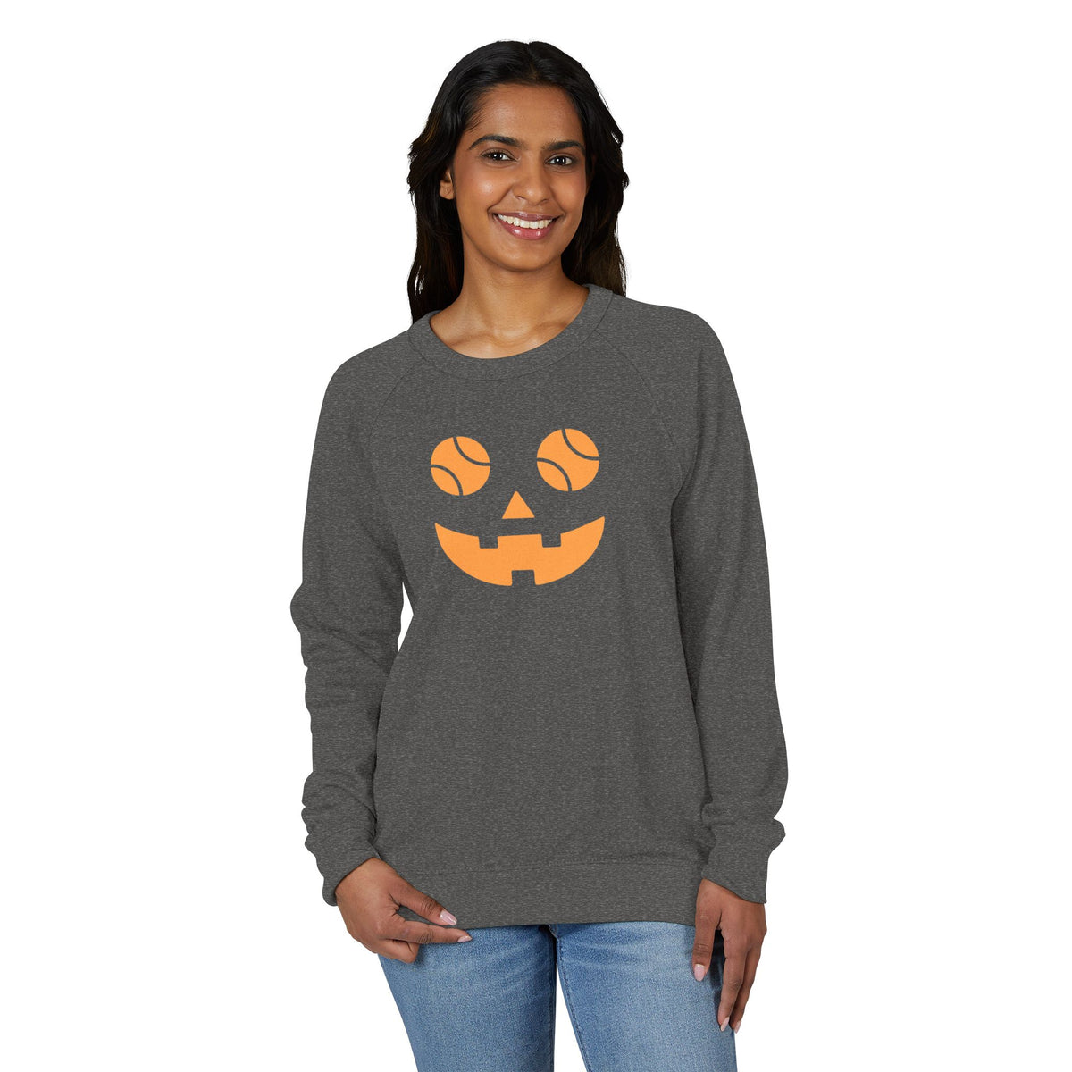 Tennis Jack-O-Lantern Crewneck Sweatshirt