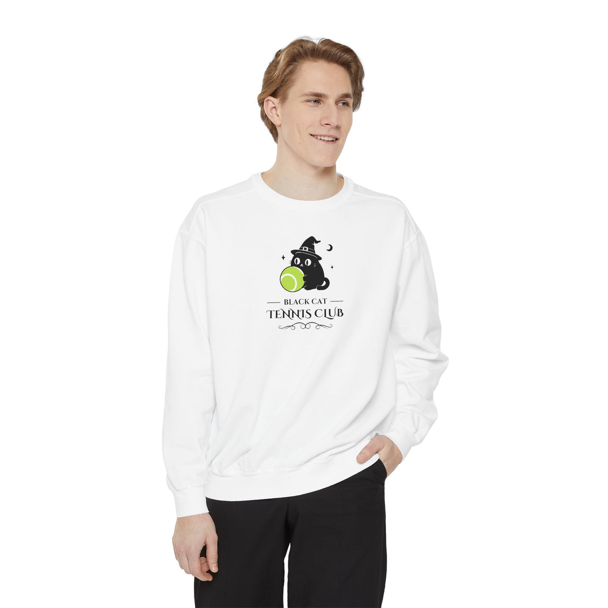 Black Cat Tennis Club Sweatshirt