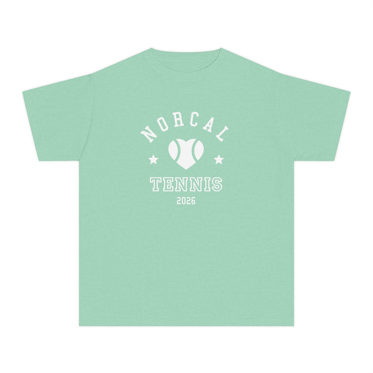'NorCal Tennis 2026' Youth Heart Tee