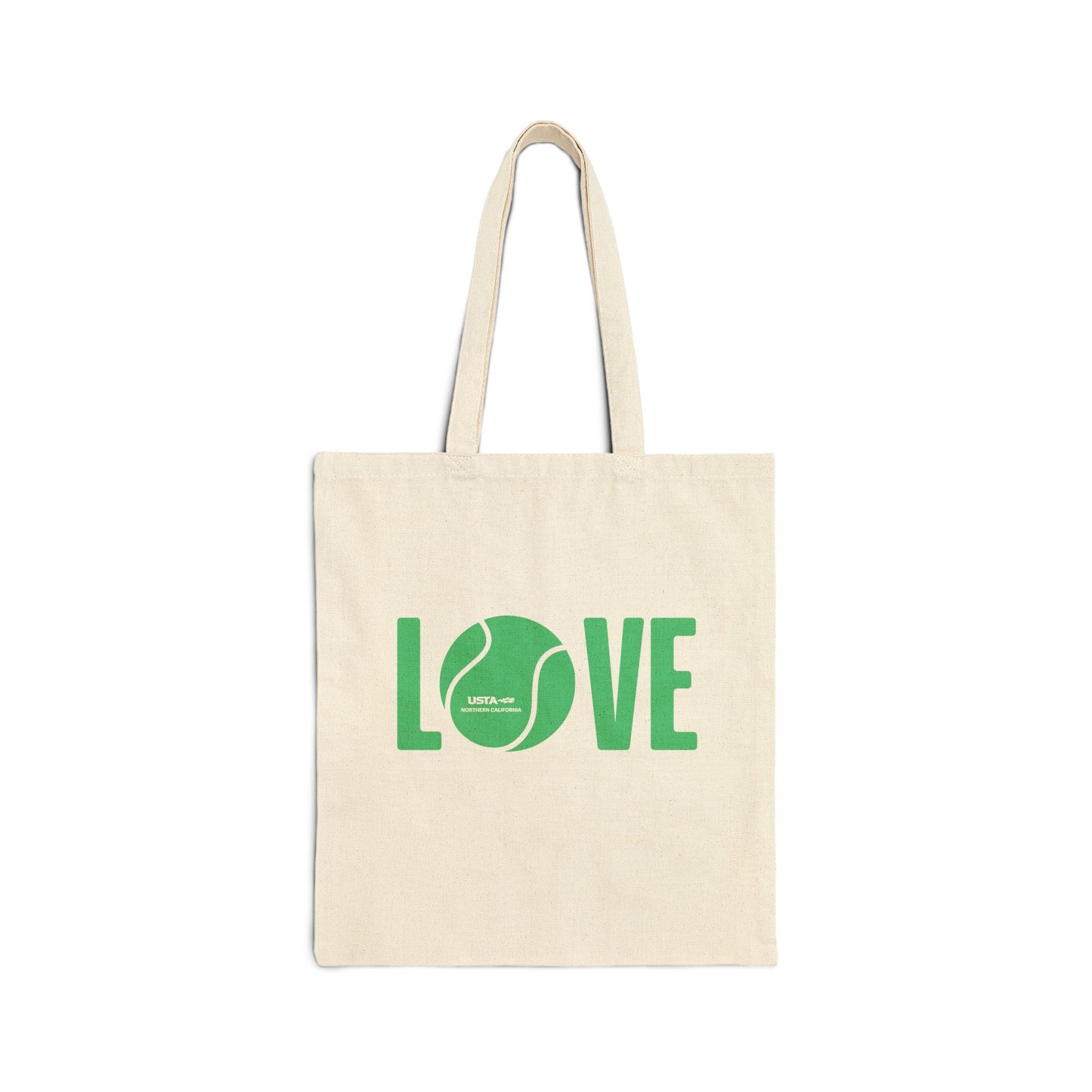 Green Cotton Canvas Tote Bag