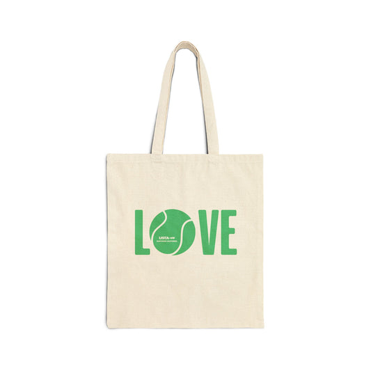 Green Cotton Canvas Tote Bag