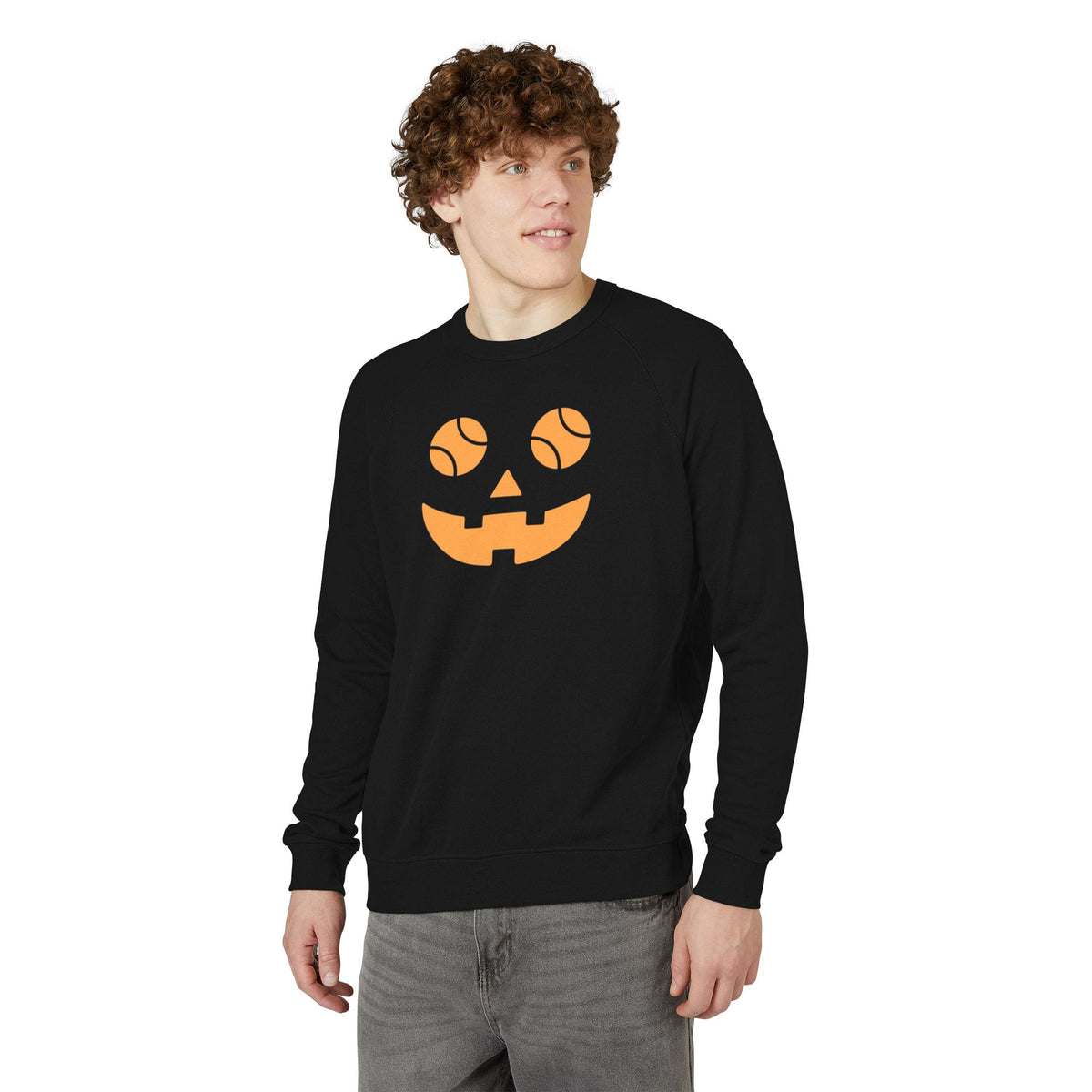 Tennis Jack-O-Lantern Crewneck Sweatshirt