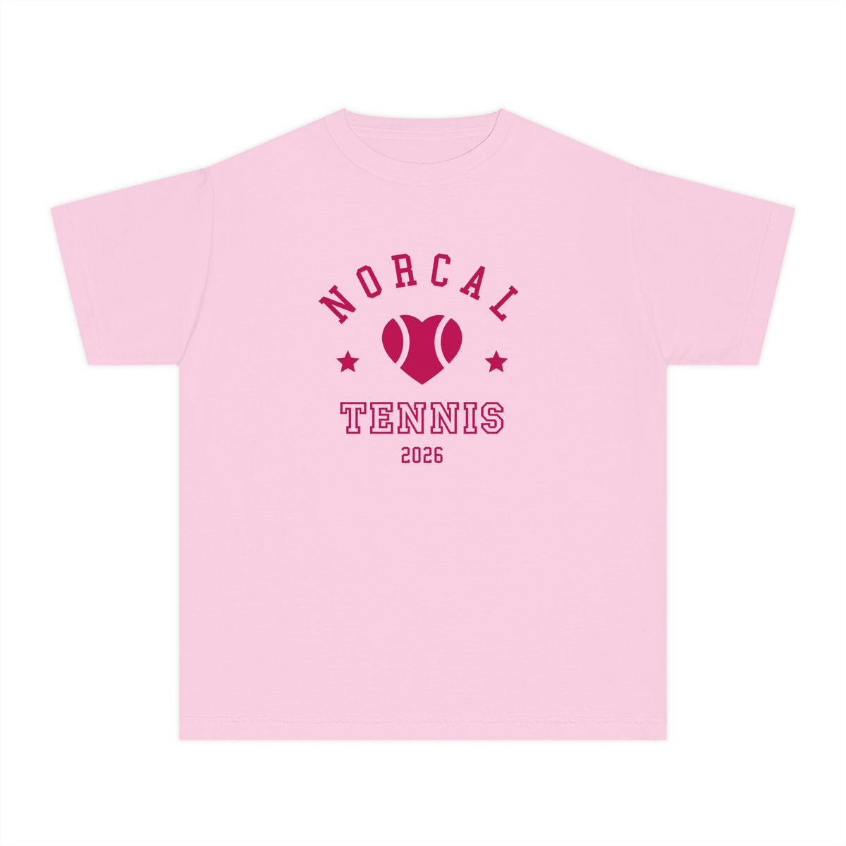 'NorCal Tennis 2026' Youth Heart Tee