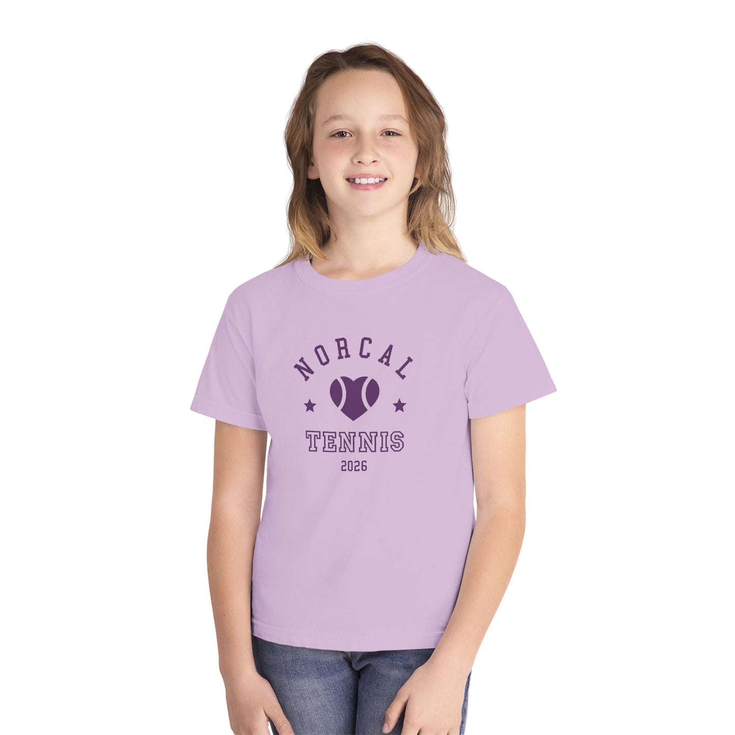 'NorCal Tennis 2026' Youth Heart Tee