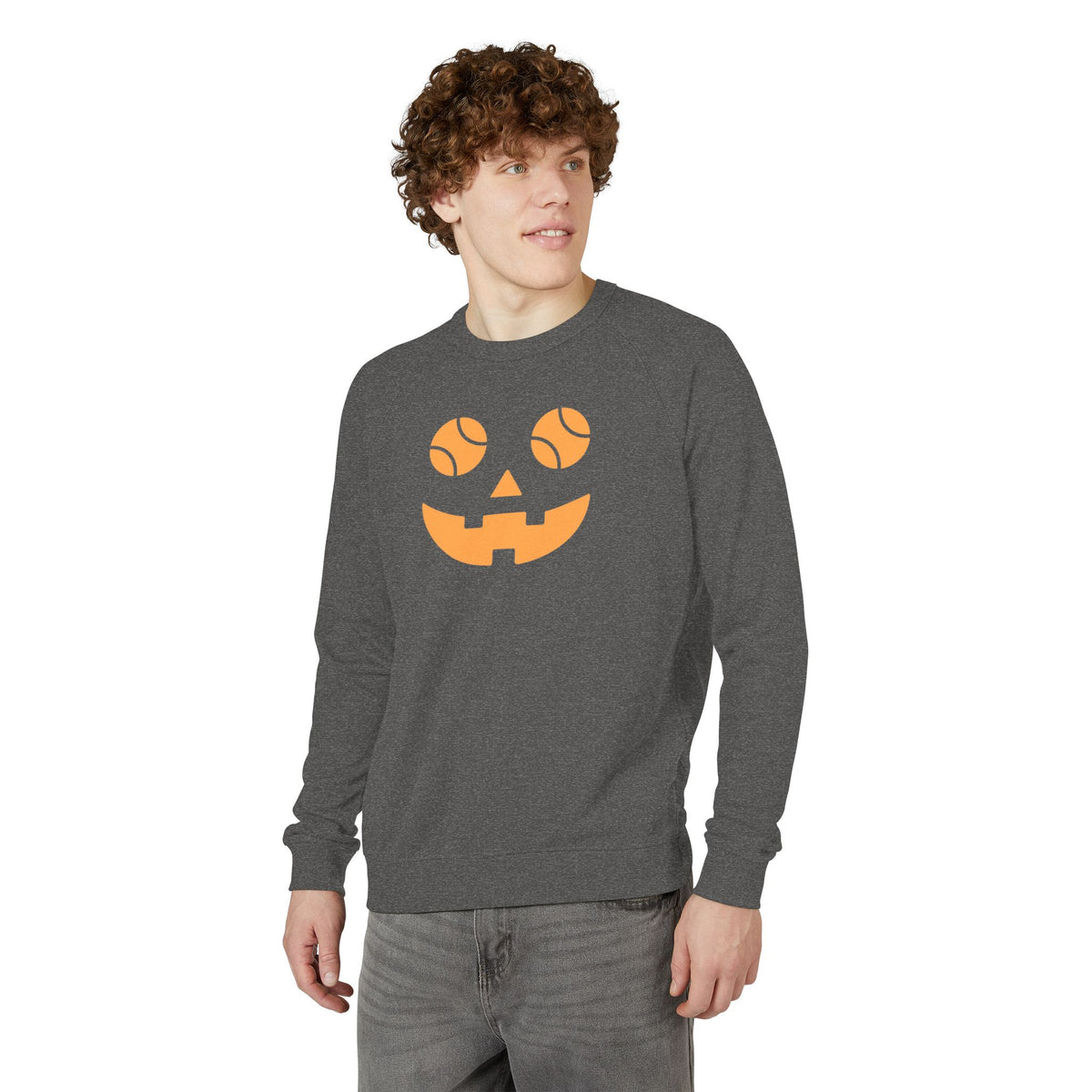 Tennis Jack-O-Lantern Crewneck Sweatshirt