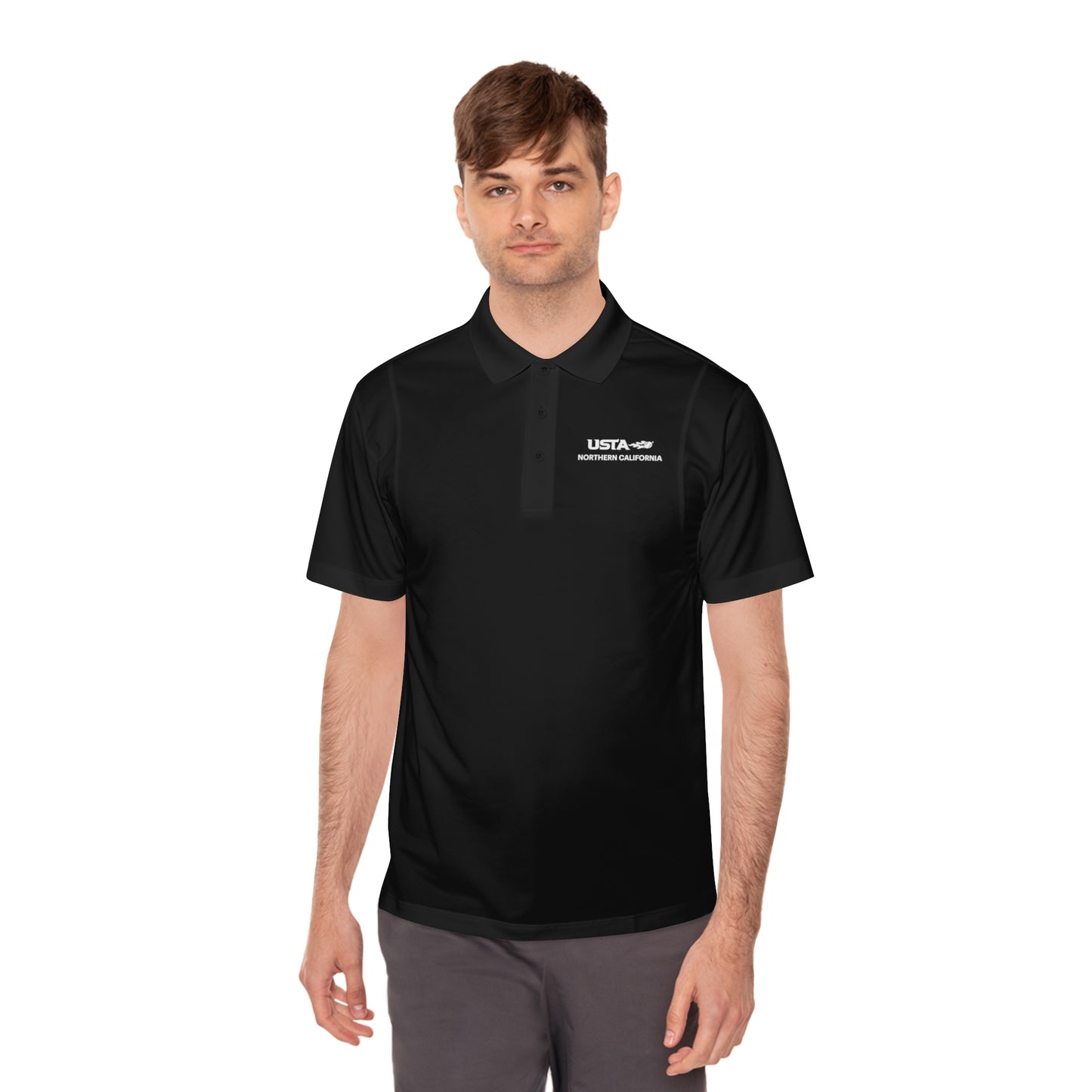 Men's USTA Logo Polo Shirt