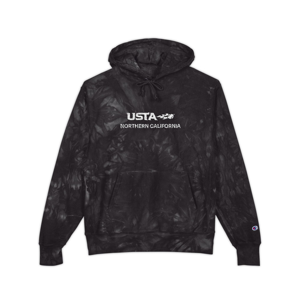 USTA Embroidered Tie-Dye Champion Hoodie