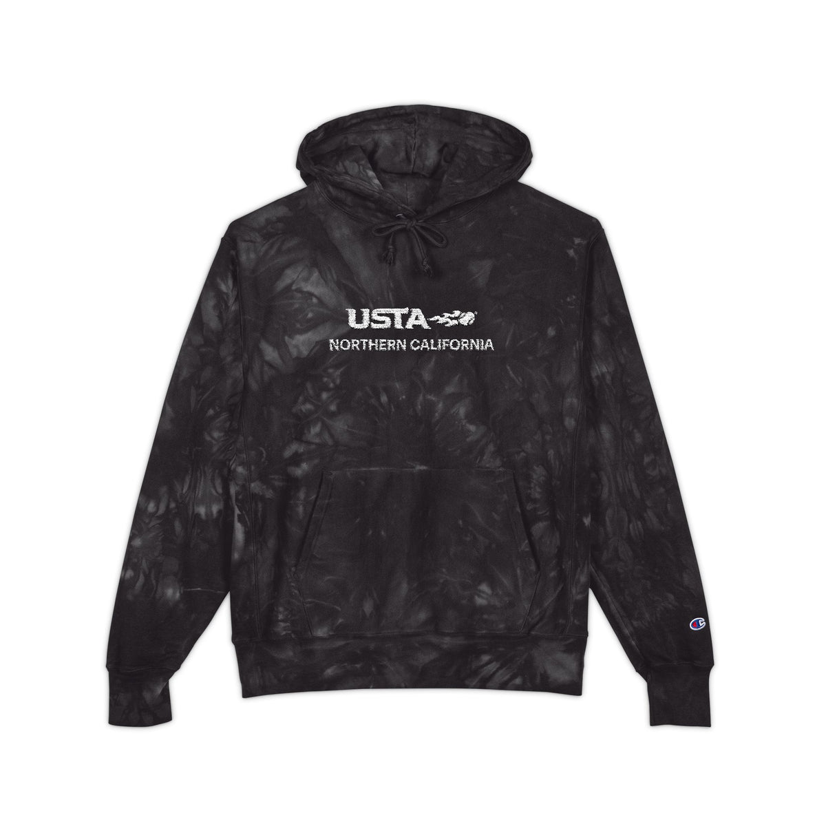 USTA Embroidered Tie-Dye Champion Hoodie