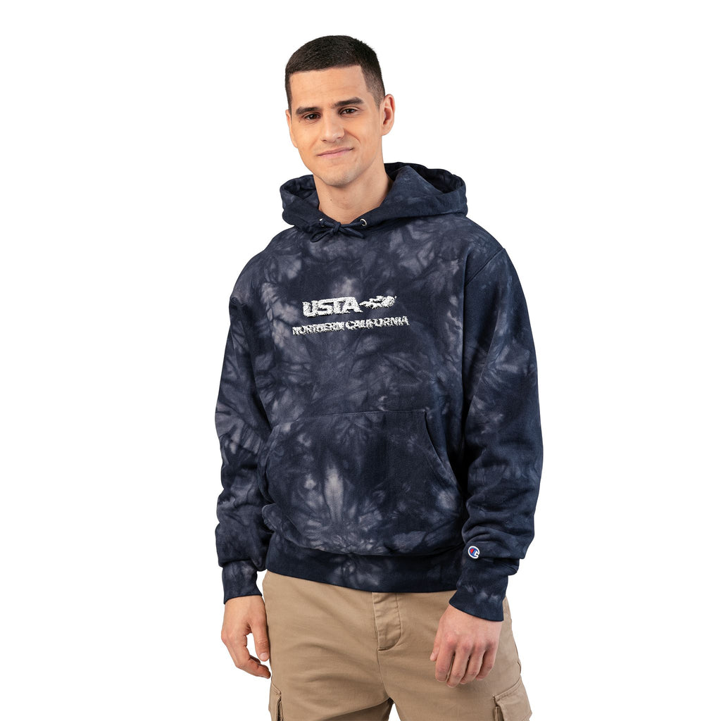 USTA Embroidered Tie-Dye Champion Hoodie