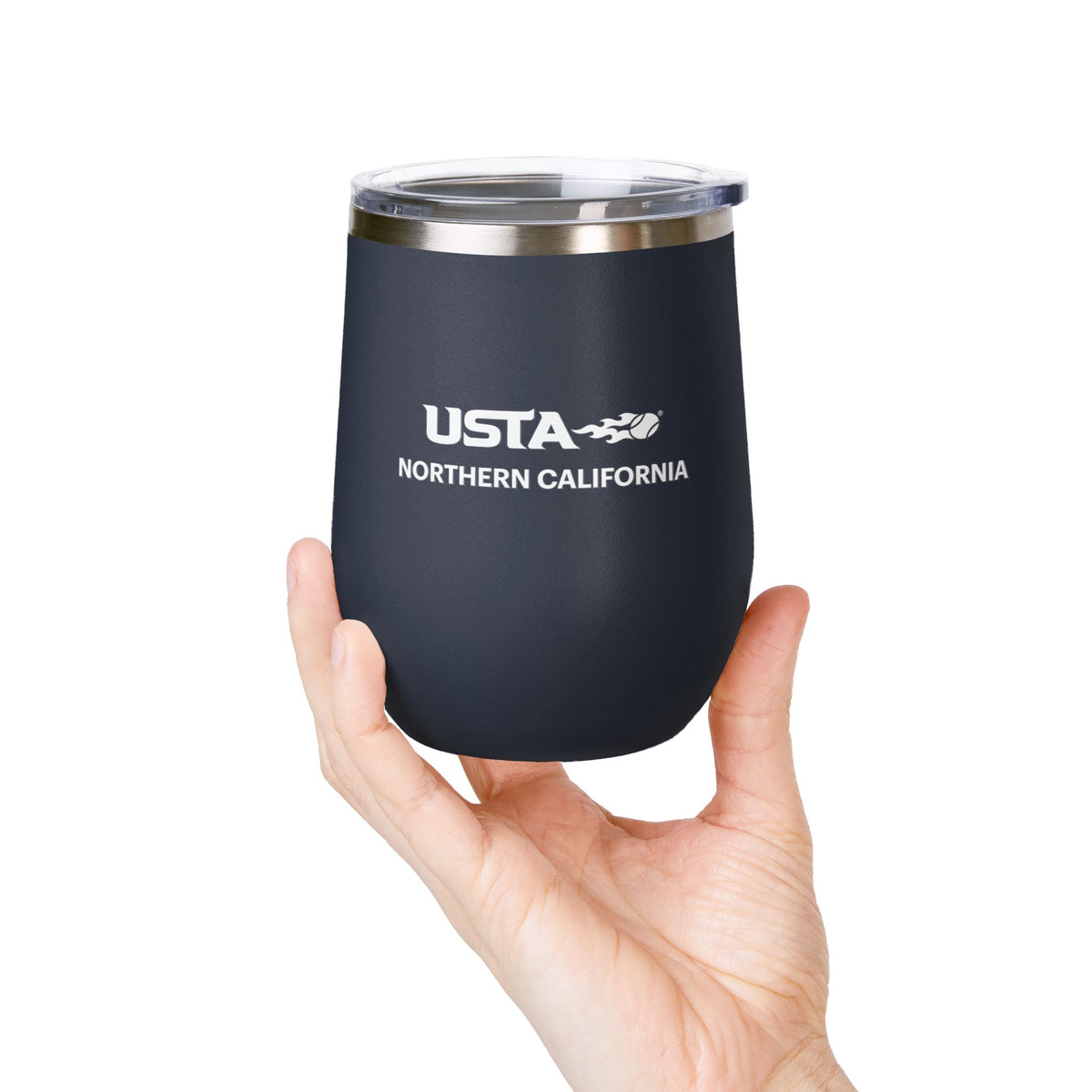 USTA Northern California 12oz Wine Tumbler – Insulated Stainless Steel Travel Cup