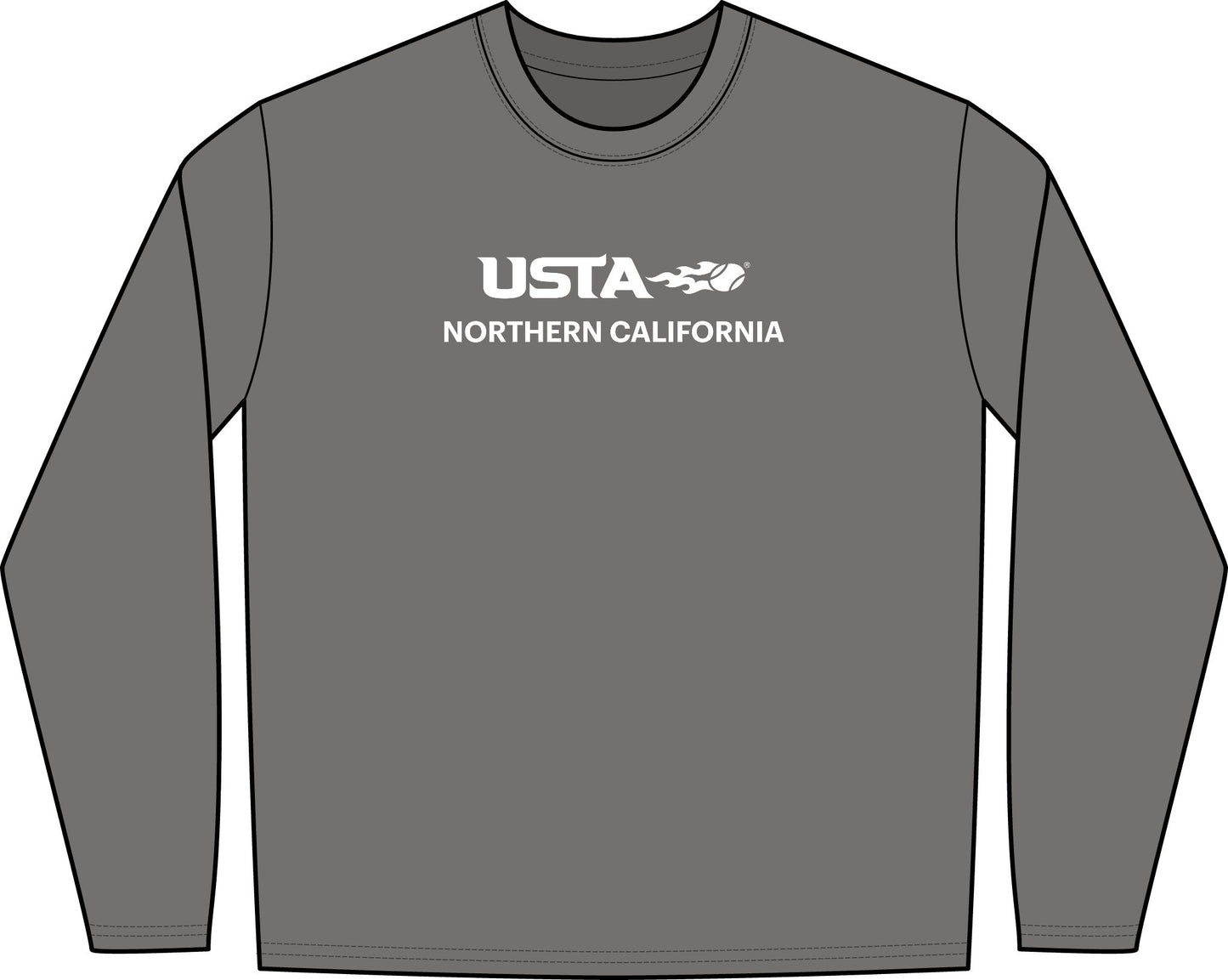 USTA Logo Men's Long Sleeve Tee