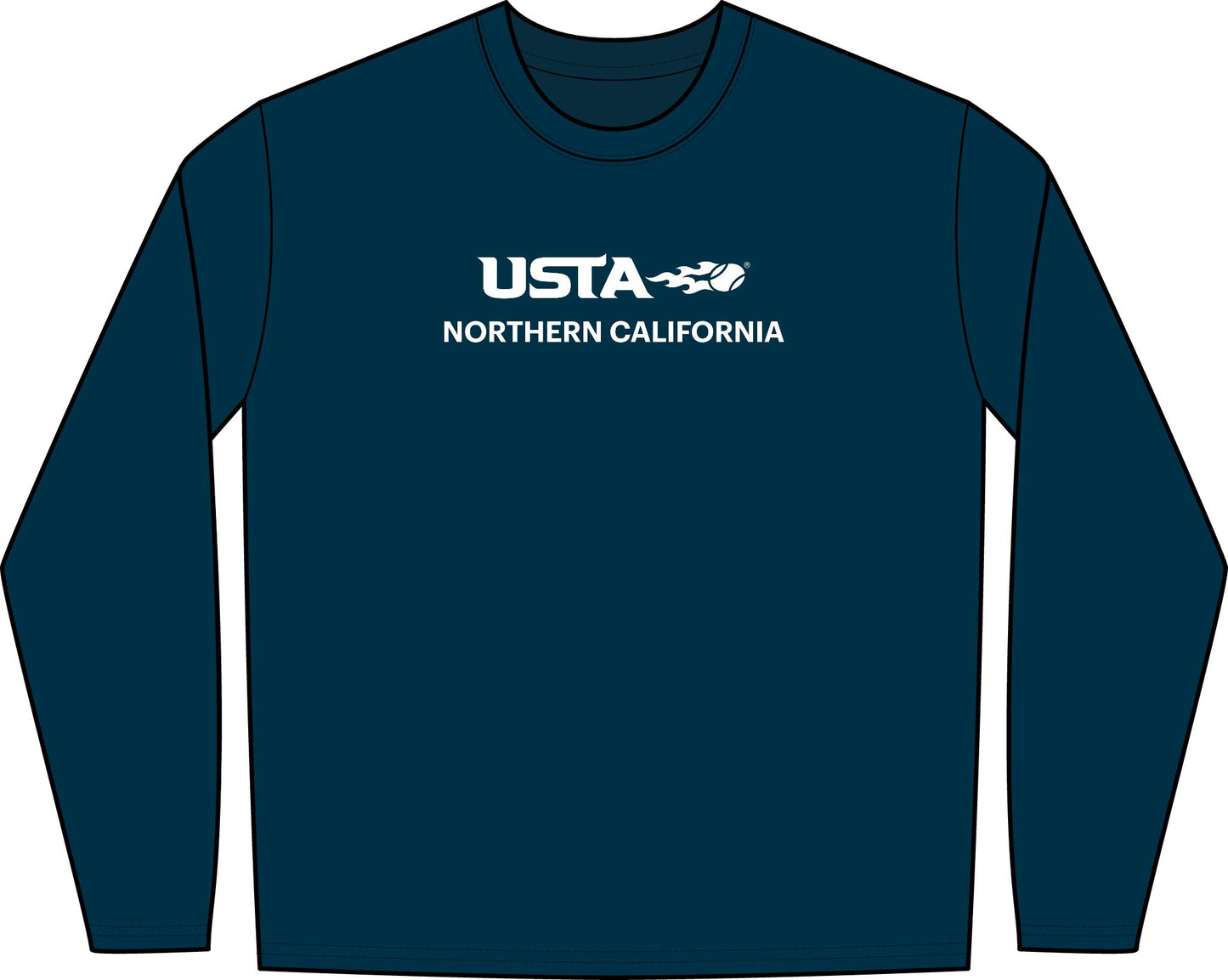 USTA Logo Men's Long Sleeve Tee