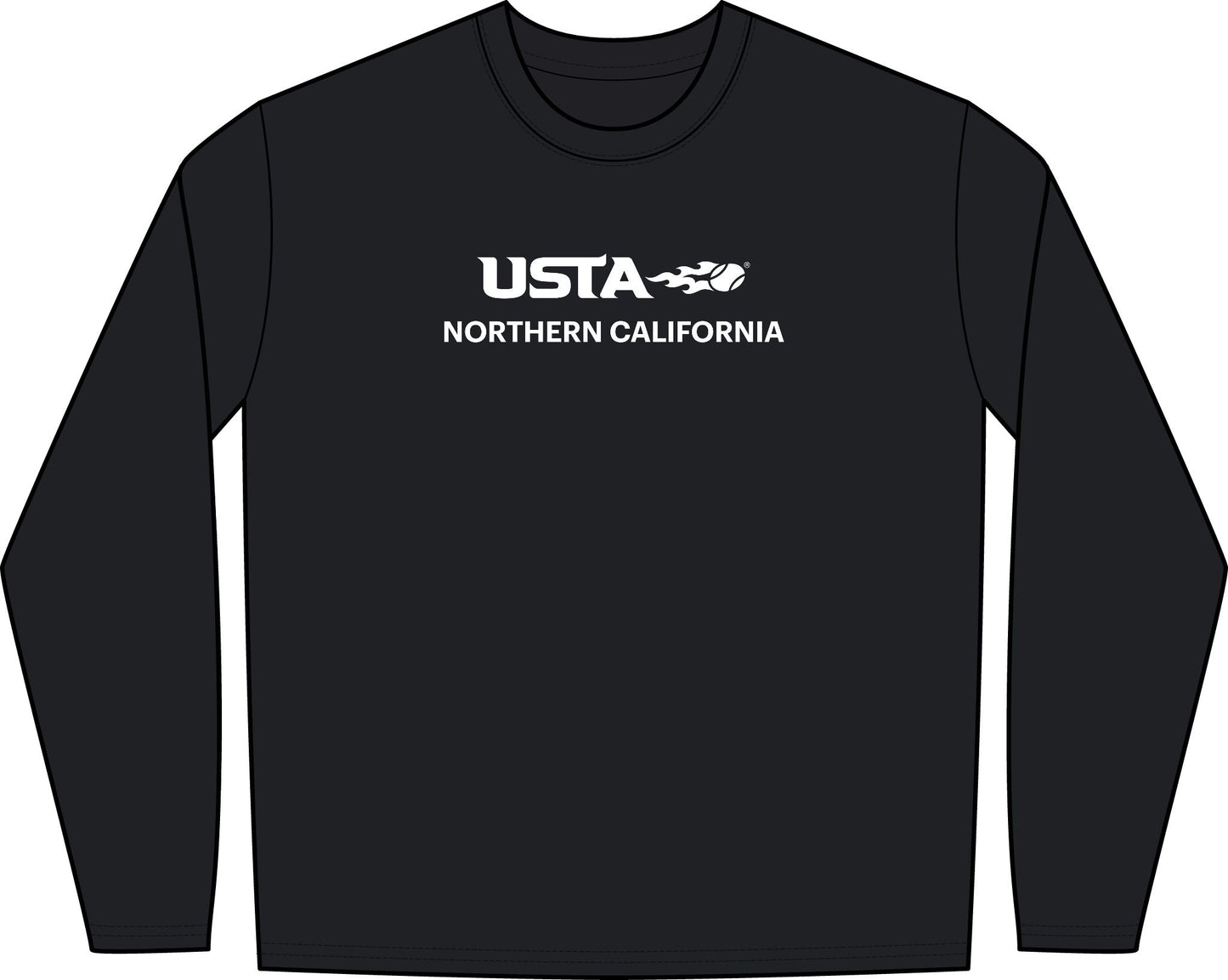 USTA Logo Men's Long Sleeve Tee