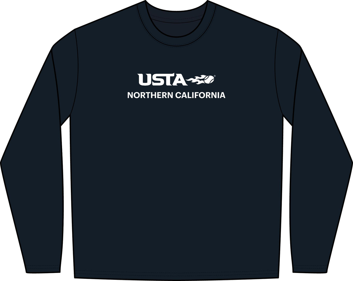 USTA Logo Men's Long Sleeve Tee