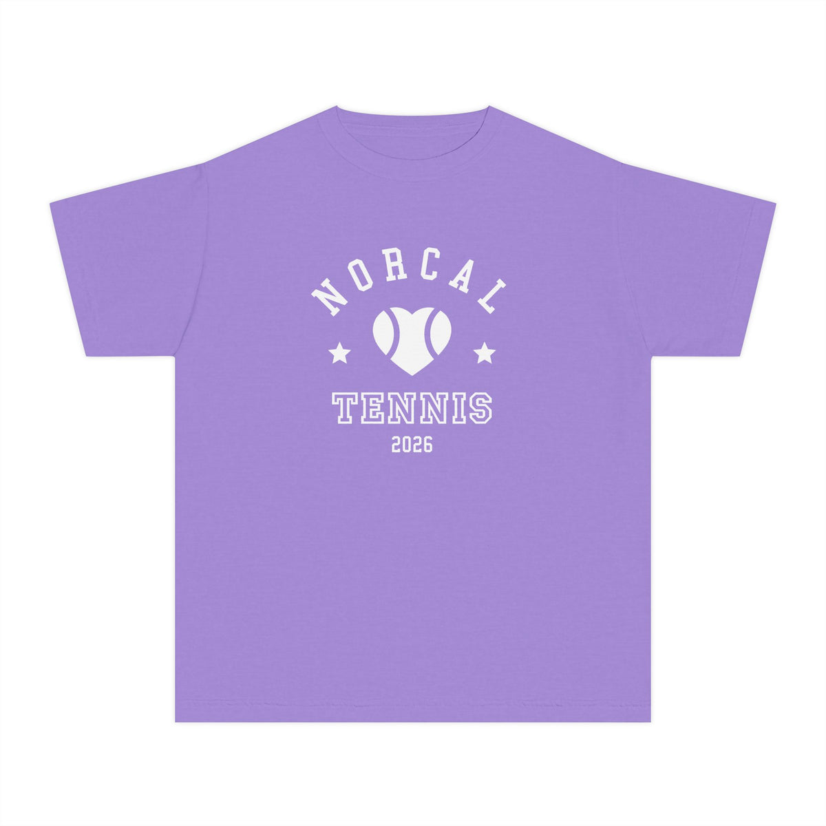 'NorCal Tennis 2026' Youth Heart Tee