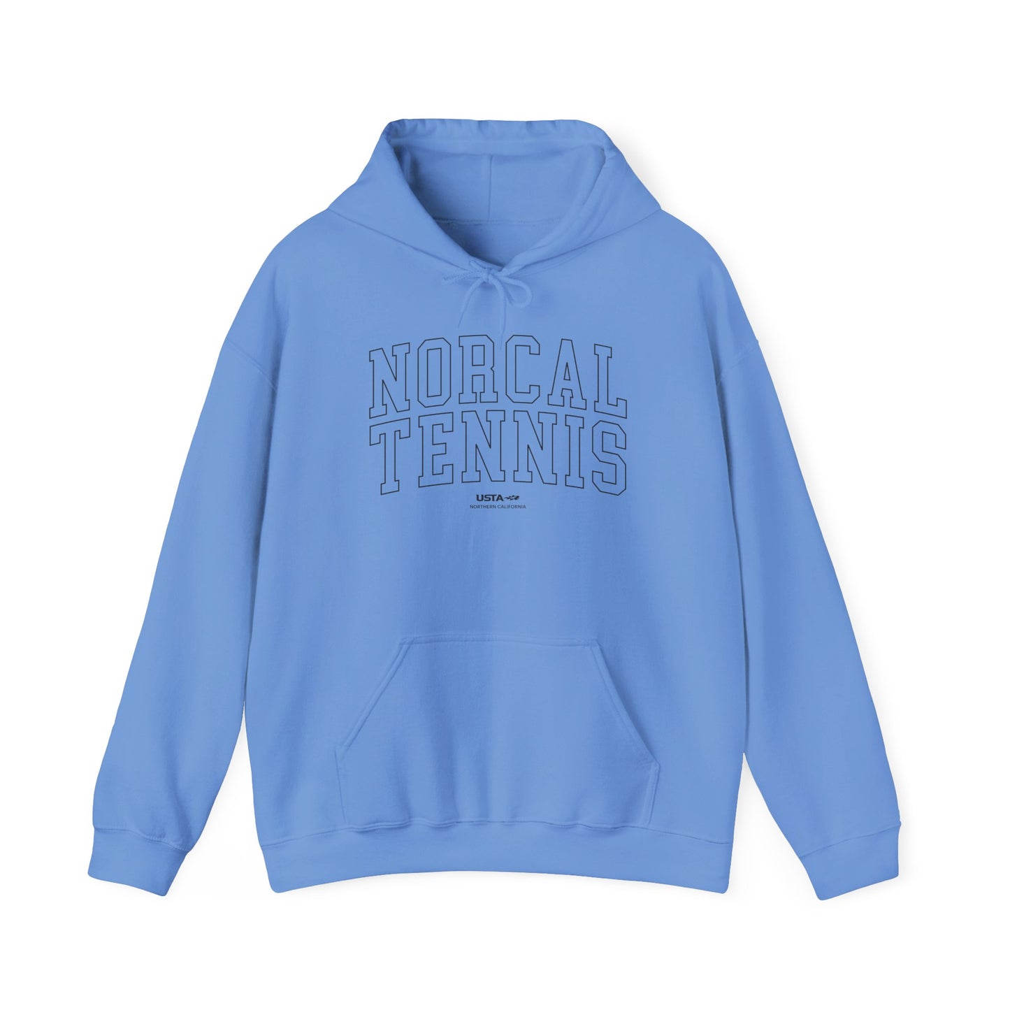 NorCal Tennis Outline Unisex Heavy Blend™ Hooded Sweatshirt