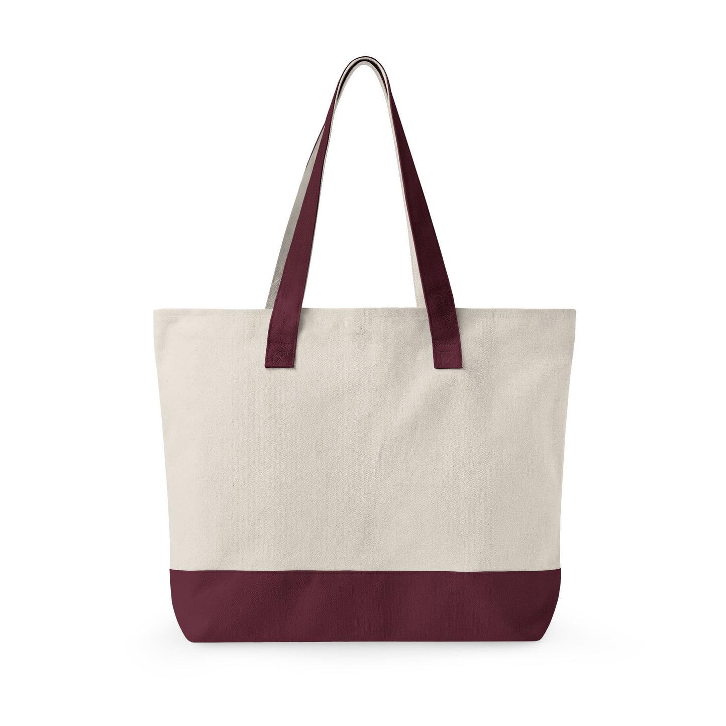 USTA Logo Canvas Zipper Tote Bag
