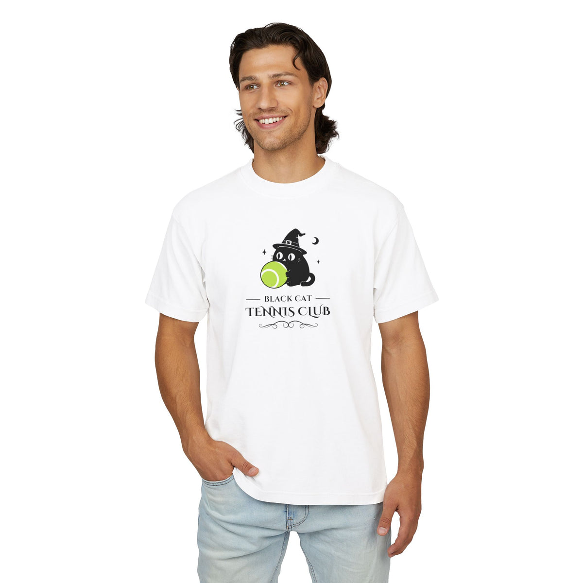 Black Cat Tennis Club T-Shirt