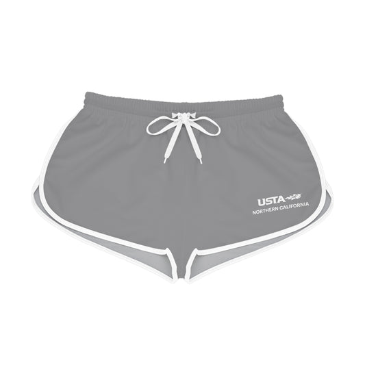 USTA NorCal Grey Women's Relaxed Shorts