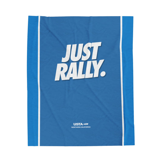 Just Rally AO Velveteen Plush Blanket