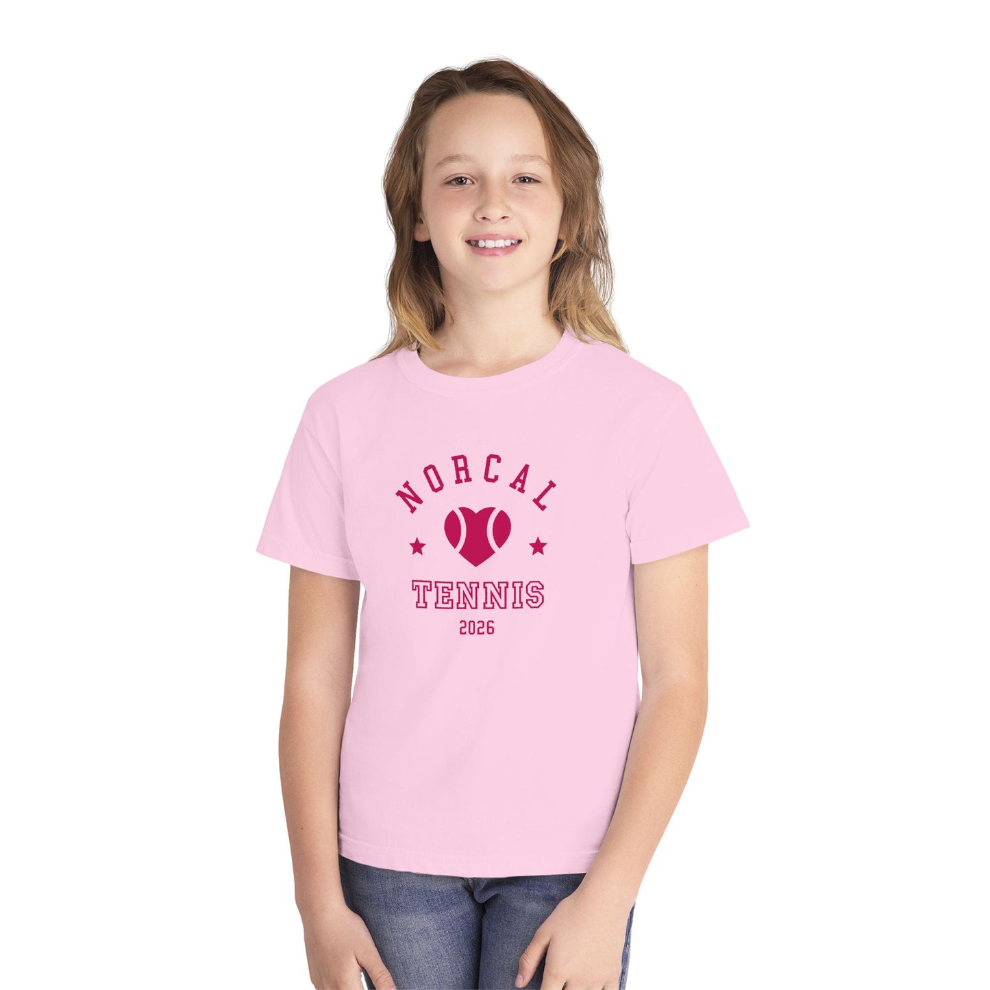 'NorCal Tennis 2026' Youth Heart Tee