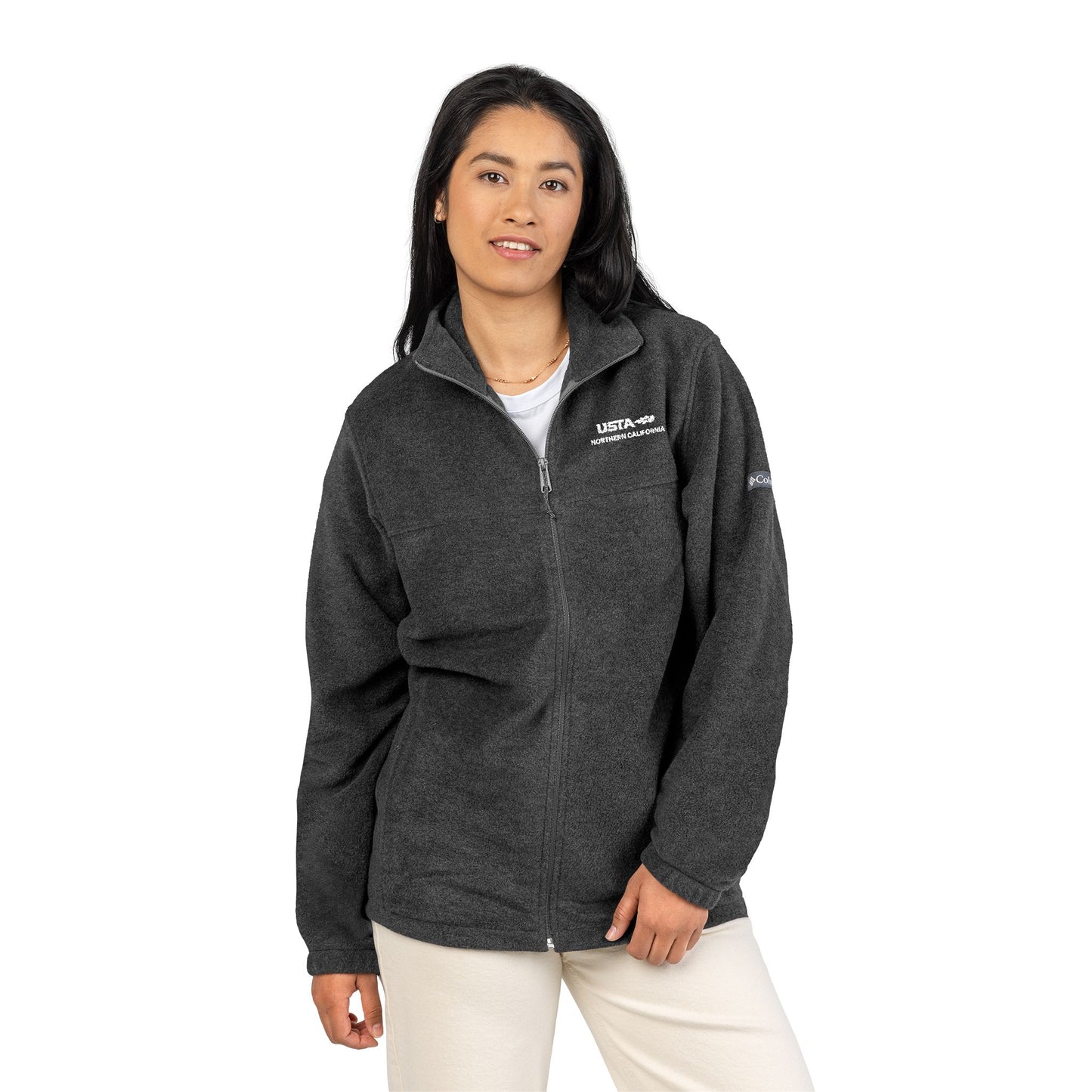 Columbia Embroidered USTA Logo Fleece Jacket