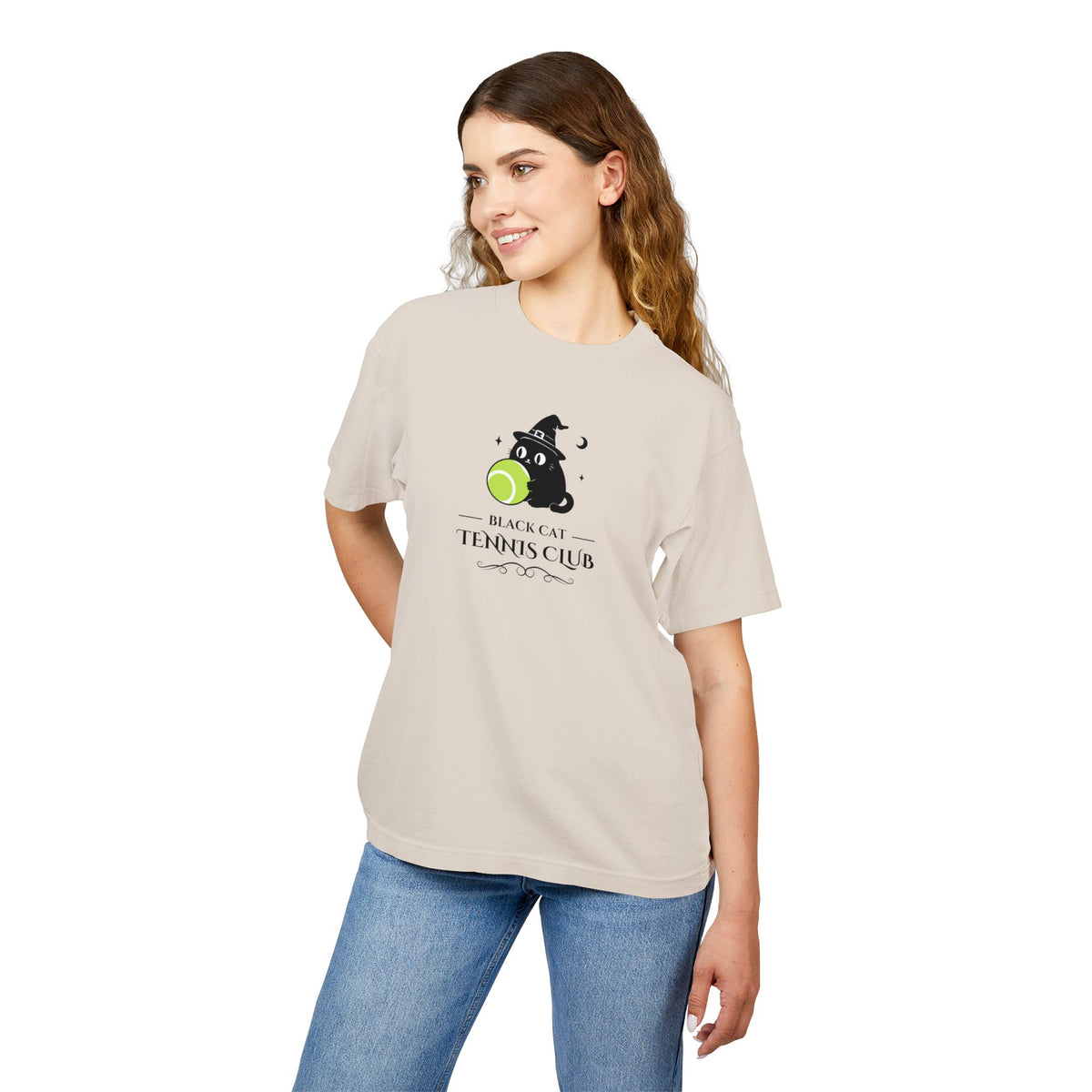 Black Cat Tennis Club T-Shirt