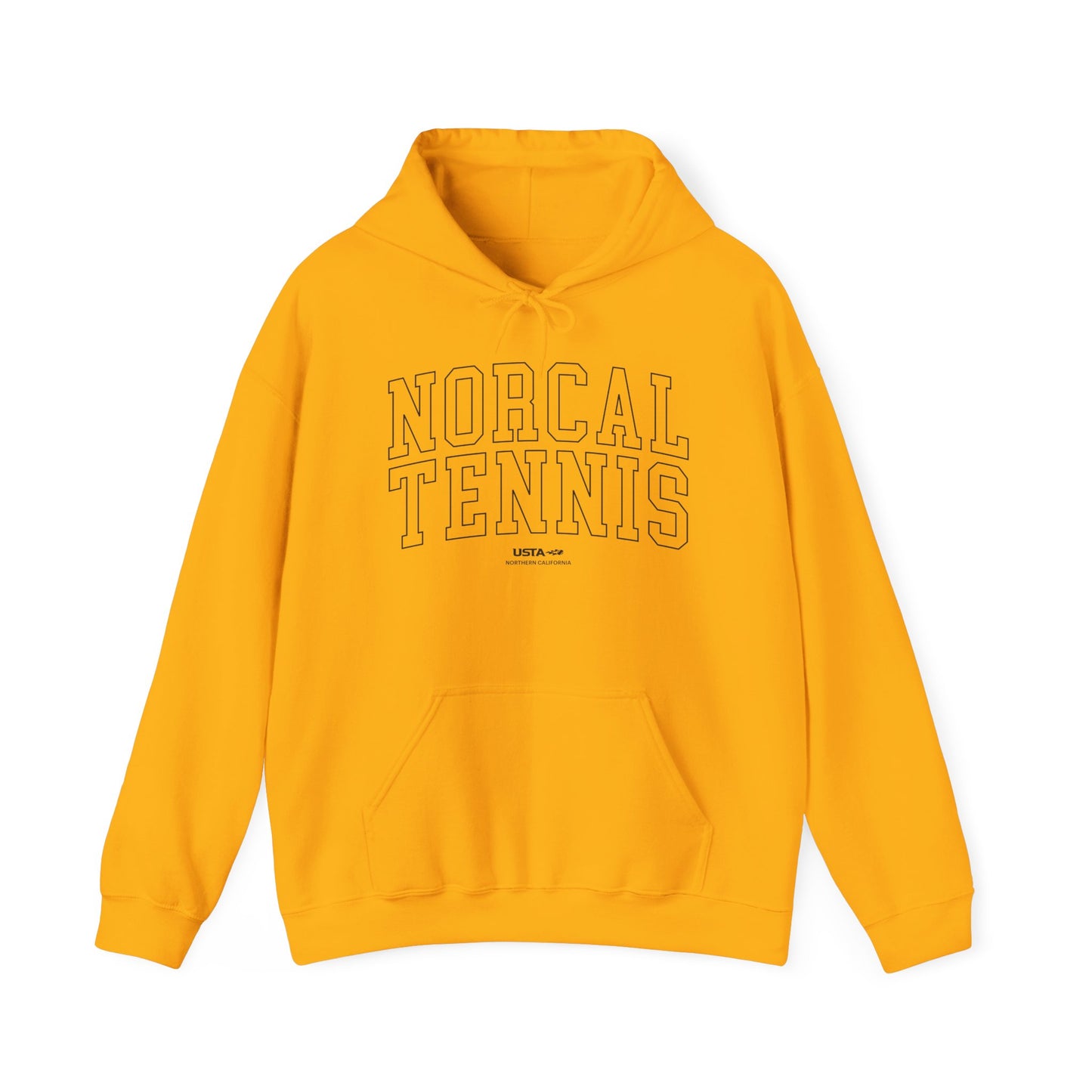 NorCal Tennis Outline Unisex Heavy Blend™ Hooded Sweatshirt