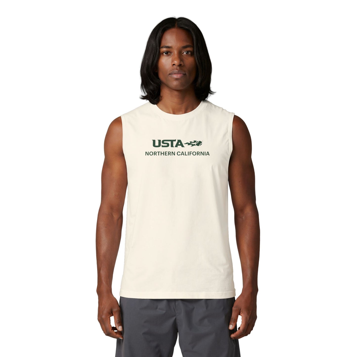 USTA Logo Muscle Tank
