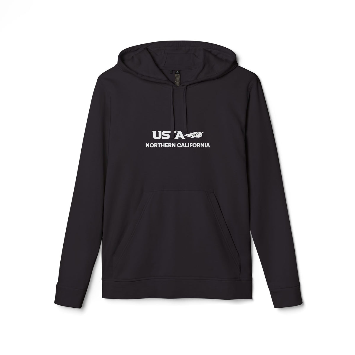 USA Northern California Adidas Hoodie — Minimal Graphic Pullover