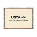 USTA Northern California Woven Blanket — Tennis Team Throw