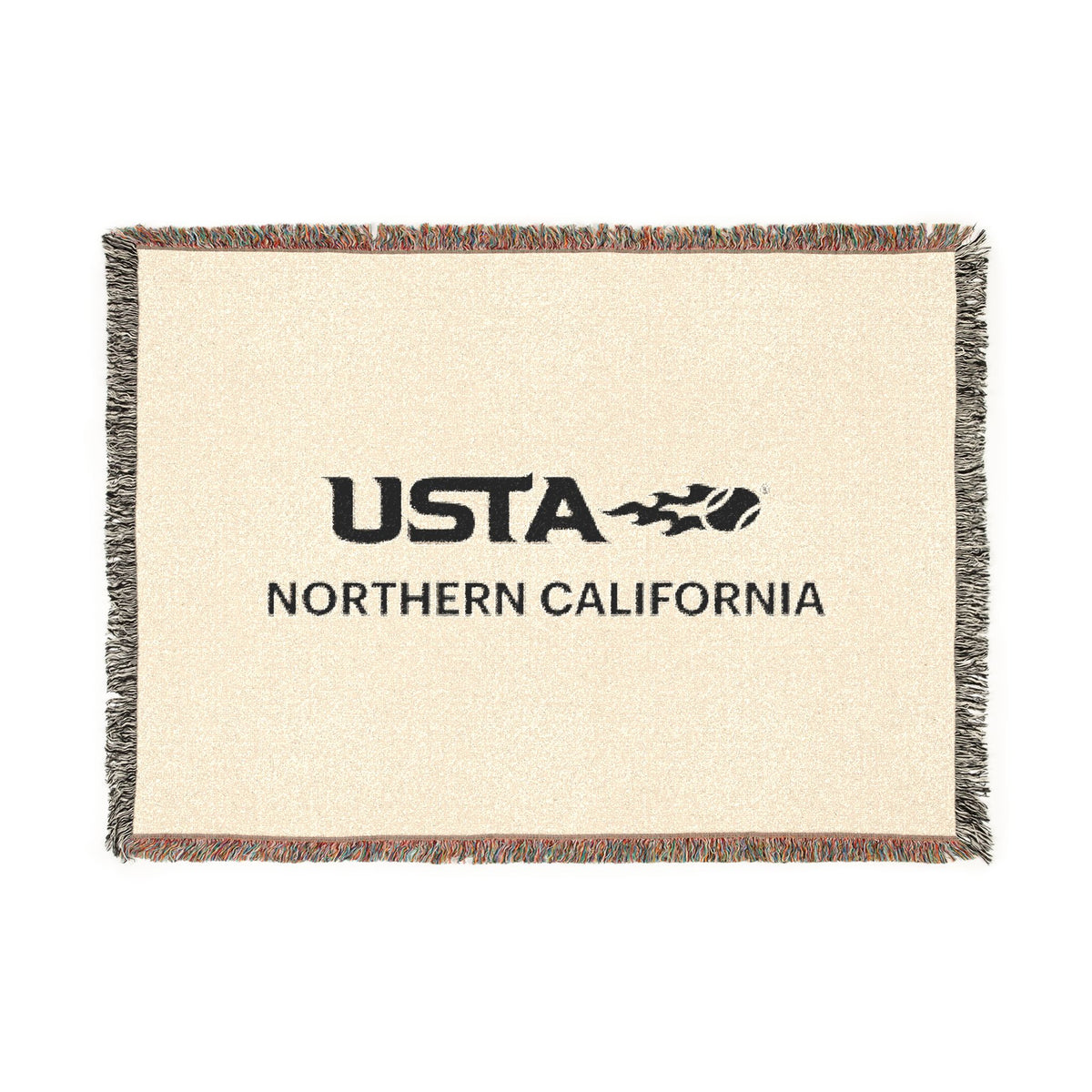 USTA Northern California Woven Blanket — Tennis Team Throw