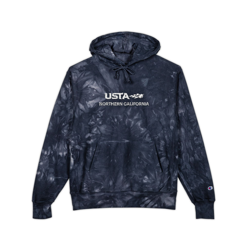 USTA Embroidered Tie-Dye Champion Hoodie