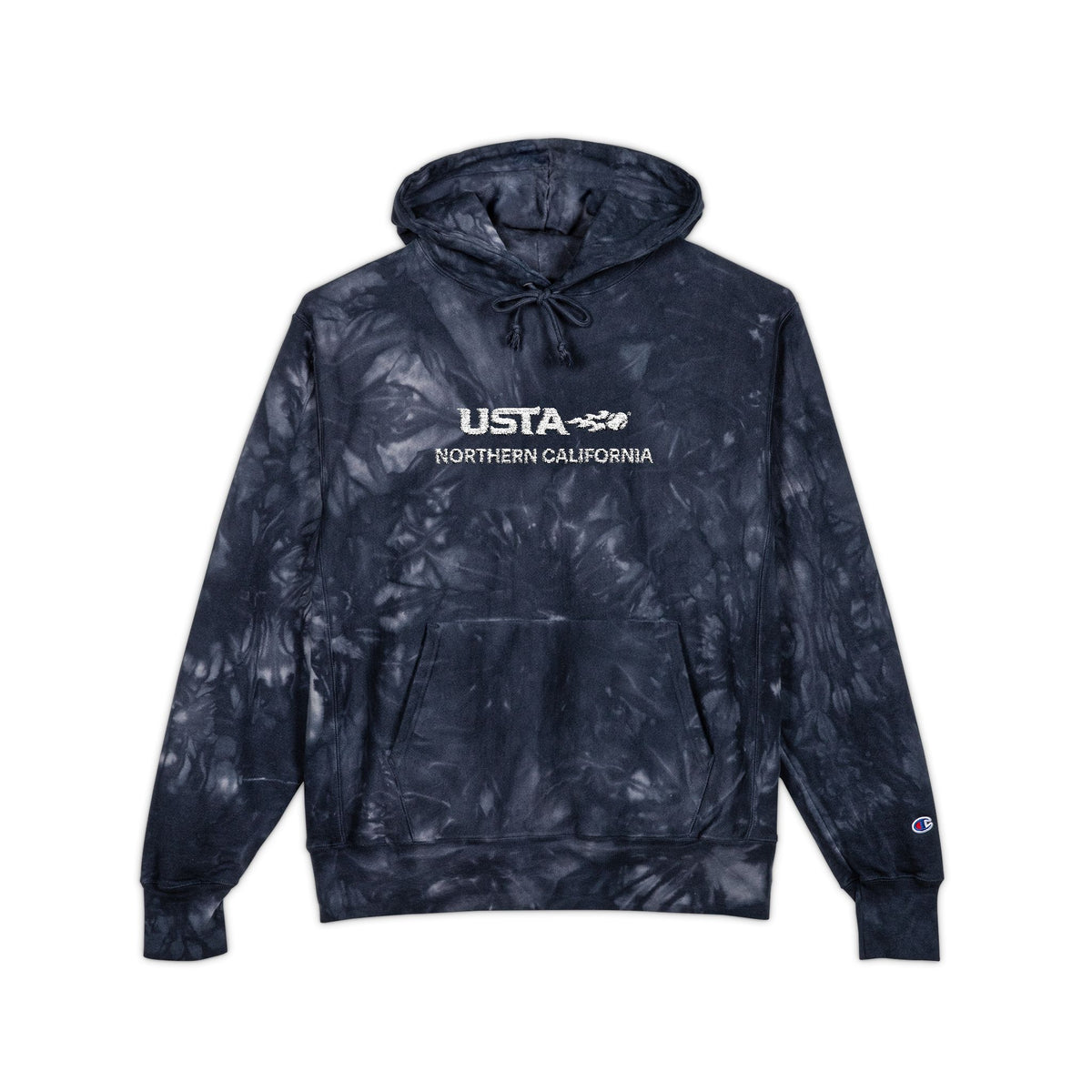 USTA Embroidered Tie-Dye Champion Hoodie
