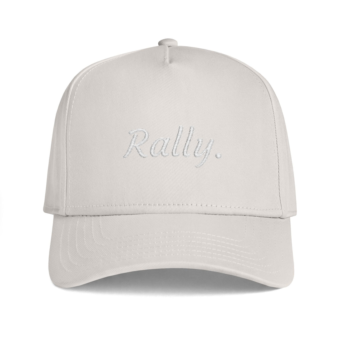 Rally Script Cap — Embroidered Casual Baseball Hat