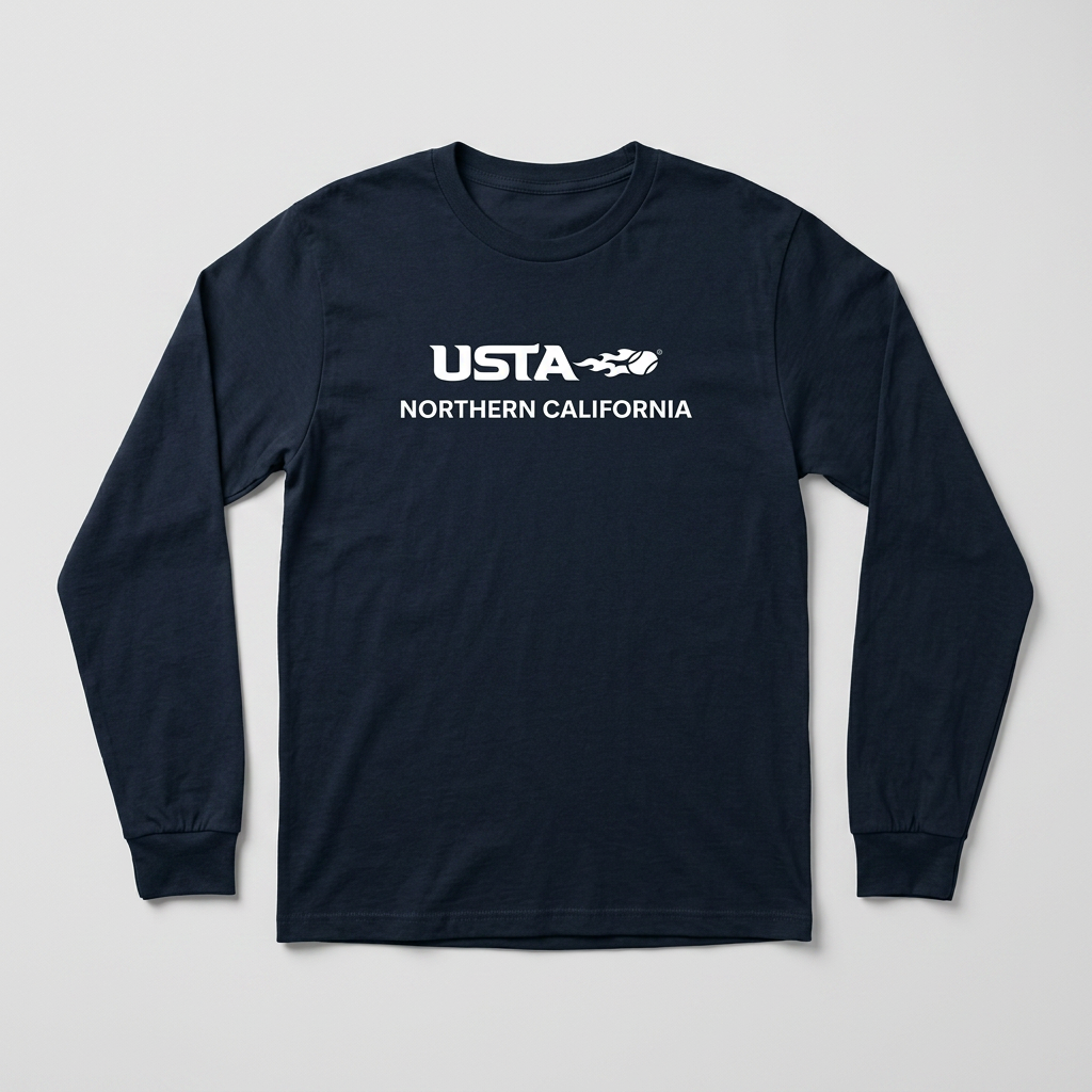 USTA Logo Men's Long Sleeve Tee