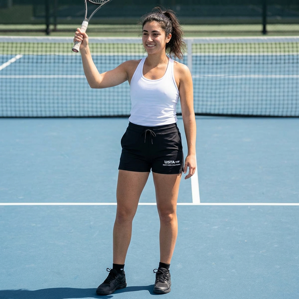 USTA Northern California Women's Active Shorts — Lightweight Tennis & Workout Shorts