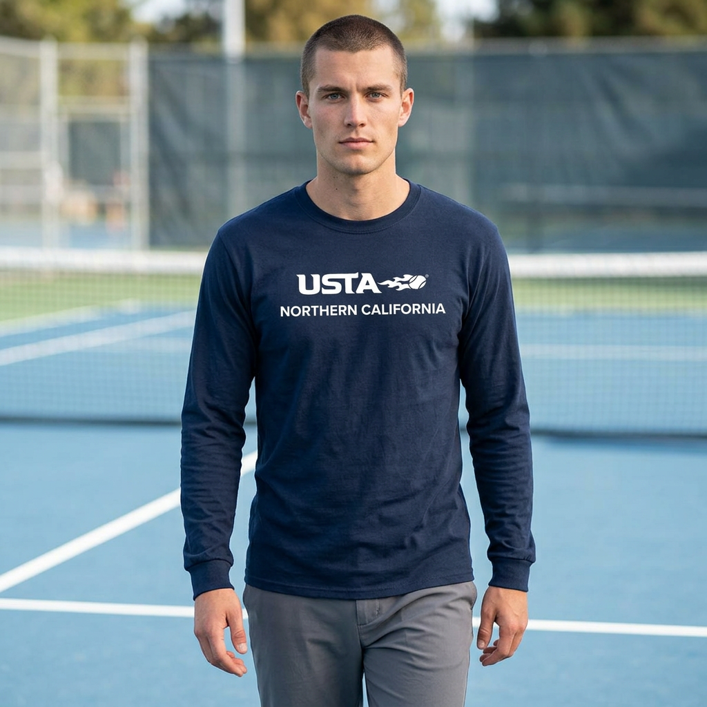 USTA Logo Men's Long Sleeve Tee
