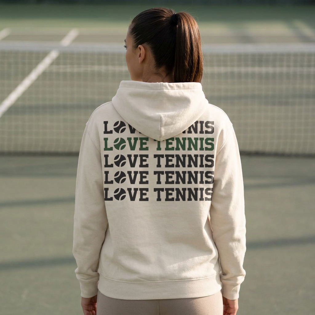 'Love Tennis' Hoodie